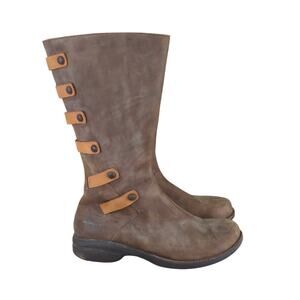 Merrell Mid Calf Captiva Launch Boots Brown Leather Waterproof Women's 10 J57124